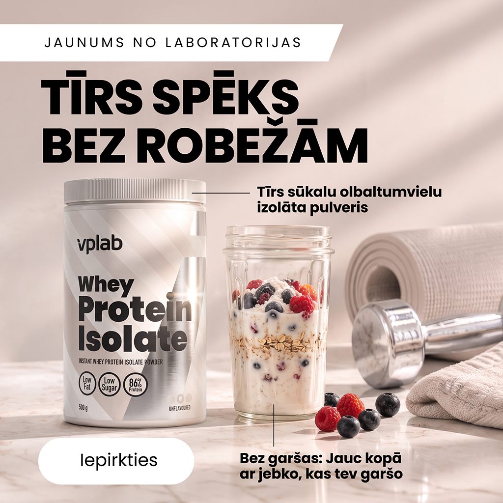 Jaunais VPLAB Whey Protein Isolate