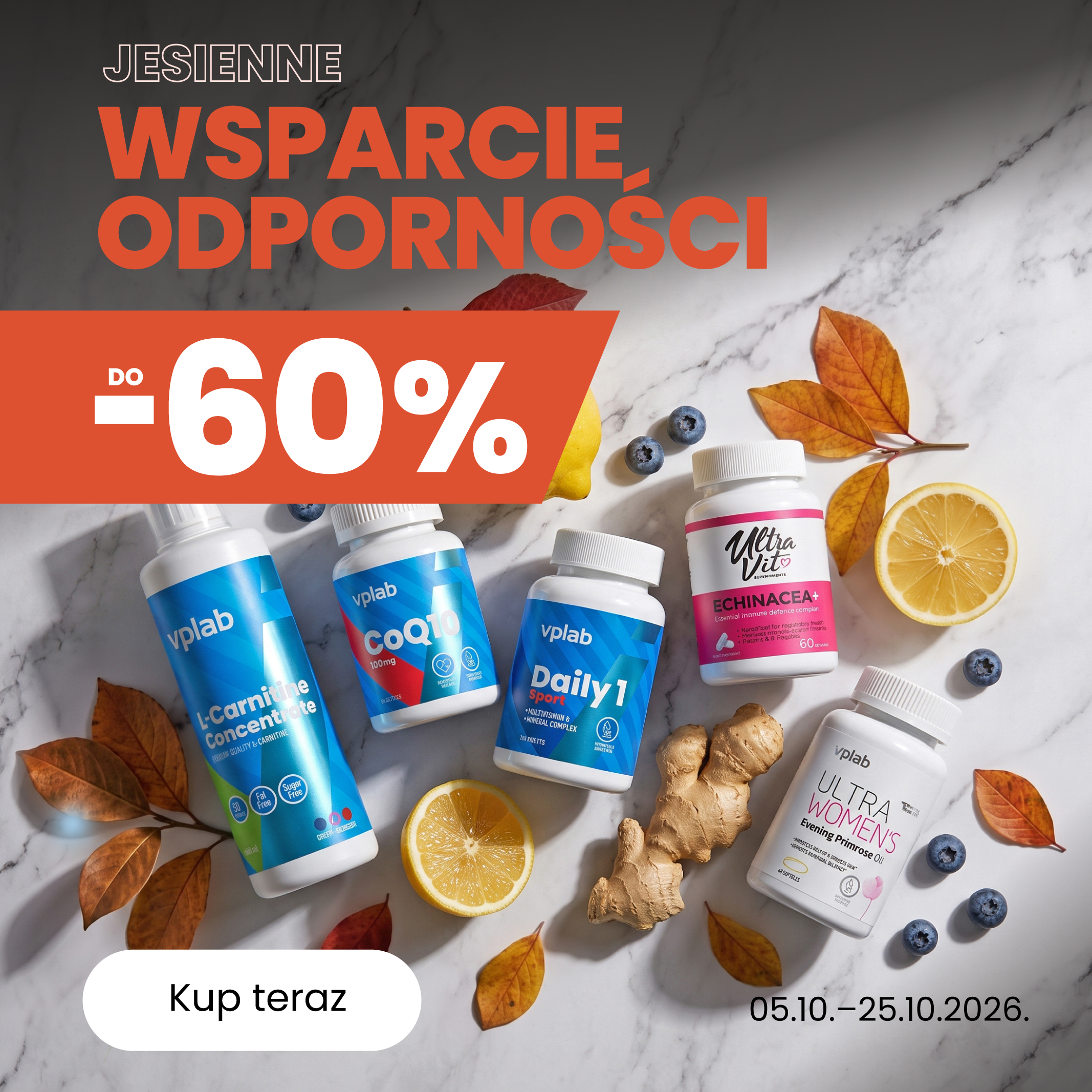 Jesienne wsparcie odporności: do 60% taniej